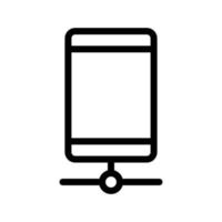 Ilustración de vector de intercambio móvil en un fondo. Símbolos de calidad premium. Iconos vectoriales para concepto y diseño gráfico.