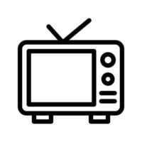 ilustración vectorial de tv en un fondo. símbolos de calidad premium. iconos vectoriales para concepto y diseño gráfico. vector