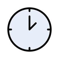 clock vector illustration on a background.Premium quality symbols.vector icons for concept and graphic design.