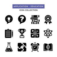 Useful UI App Icons to use for Education Purposes vector