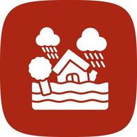 Flood Creative Icon Design vector