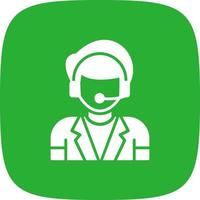 Telephonist Creative Icon Design vector