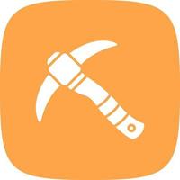 Pickaxe Creative Icon Design vector