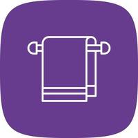 Towel  Creative Icon Design vector
