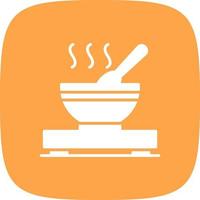 Hot Soup Creative Icon Design vector