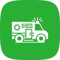 Ambulance Creative Icon Design vector