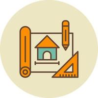 diseño de la casa diseño de iconos creativos vector