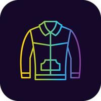 Jacket Creative Icon Design vector