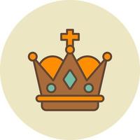 Crown Creative Icon Design vector