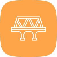Bridge Creative Icon Design vector