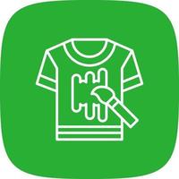 Tshirt Creative Icon Design vector
