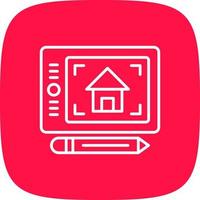 Digital Drawing Creative Icon Design vector
