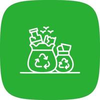 Garbage Creative Icon Design vector