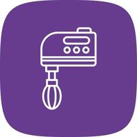 Hand Mixer Creative Icon Design vector