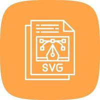 diseño de icono creativo de archivo svg vector