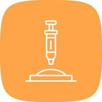 Thermal Paste Creative Icon Design vector