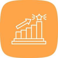 Goal Creative Icon Design vector