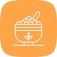 Cereal Creative Icon Design vector