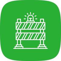 Barrier Creative Icon Design vector