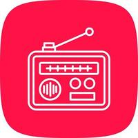 diseño de icono creativo de radio vector