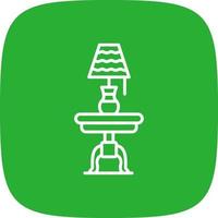 Night Stand  Creative Icon Design vector