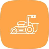 Lawnmower Creative Icon Design vector