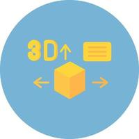 3D Design Creative Icon Design vector