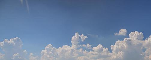 Image of a partly cloudy and partly clear sky during the day photo