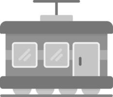 Tram Creative Icon Design vector