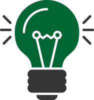 Light Bulb Creative Icon Design vector