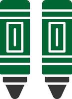 Crayon Creative Icon Design vector