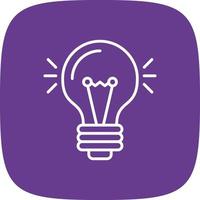 Light Bulb Creative Icon Design vector