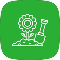 Gardening Creative Icon Design vector