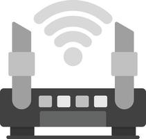 Wifi Router Creative Icon Design vector