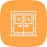 Door Creative Icon Design vector