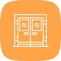 Door Creative Icon Design vector