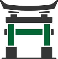 Torii Gate Creative Icon Design vector