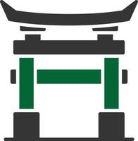 diseño de icono creativo de puerta torii vector