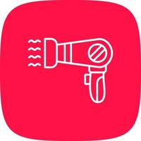 Hairdryer Creative Icon Design vector