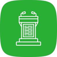 Tribune Creative Icon Design vector