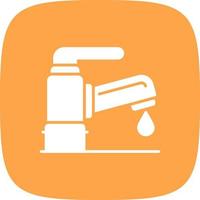 Tap Water Creative Icon Design vector