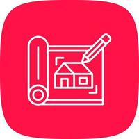 House Sketch Creative Icon Design vector