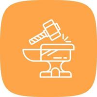 Anvil Creative Icon Design vector