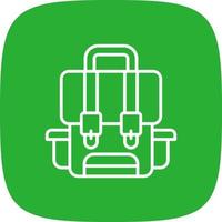 Backpack Creative Icon Design vector