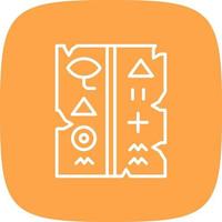 Hieroglyph Creative Icon Design vector