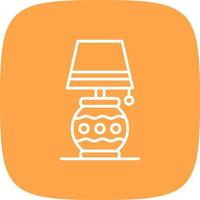 Desk Lamp Creative Icon Design vector