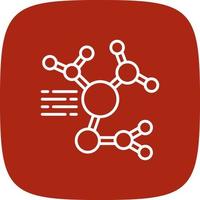 Molecular Structure Creative Icon Design vector