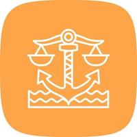 Law Creative Icon Design vector