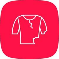 Tshirt Creative Icon Design vector