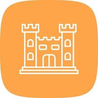 Castle Creative Icon Design vector